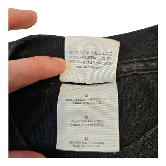 Arctic Cat Long Sleeve Mens T Shirt Size Medium Vintage - Picture 4 of 7